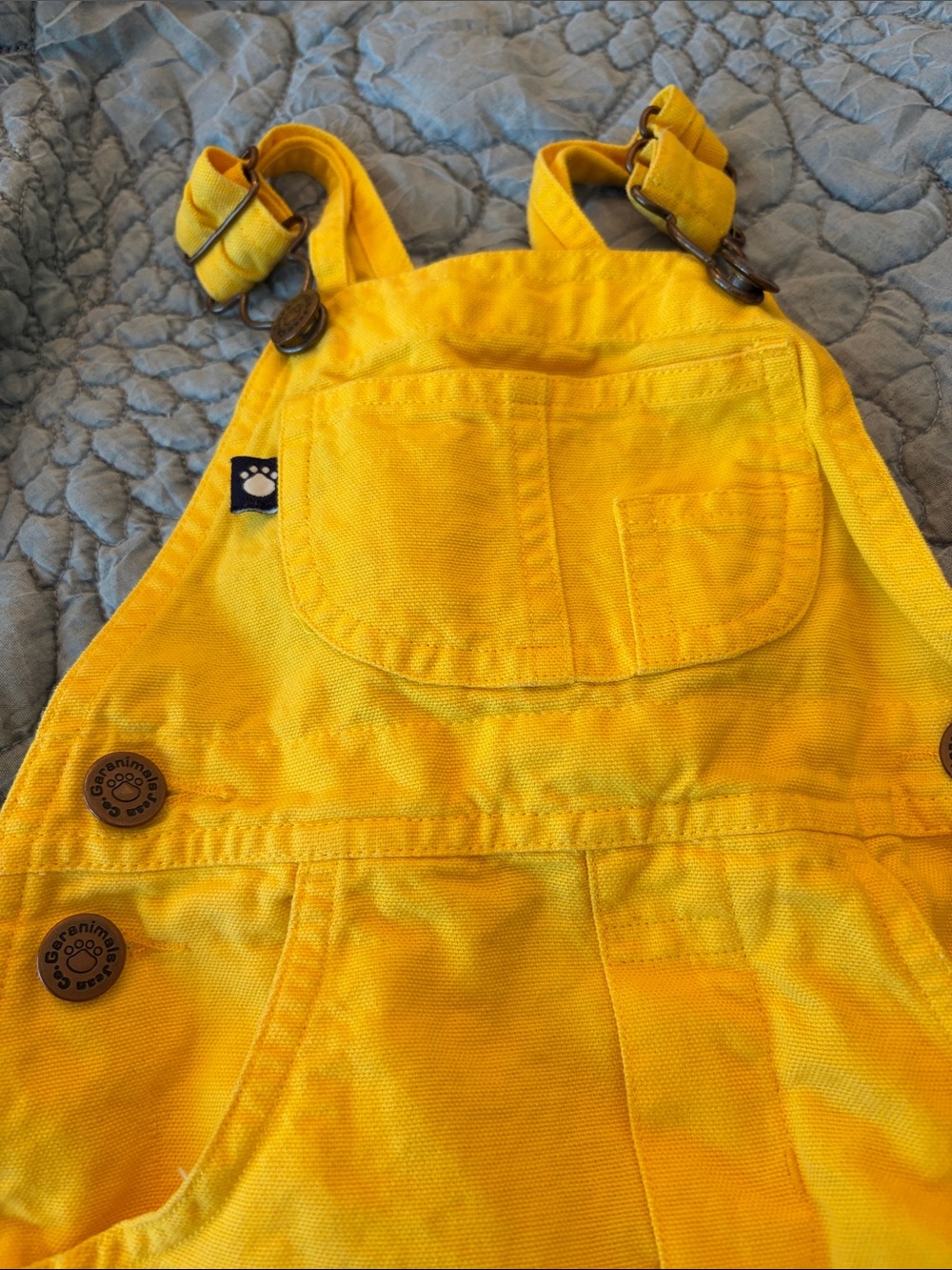 Garanimals Yellow Cotton Baby Outfit with Dog Label